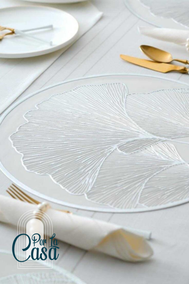 6'lı Amerikan Servis Leaf - Gümüş