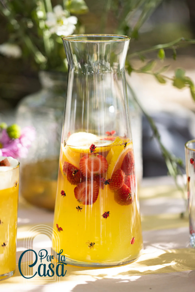 Lady Bird Uğur Böceği Desenli Karaf Sürahi 1150 cc