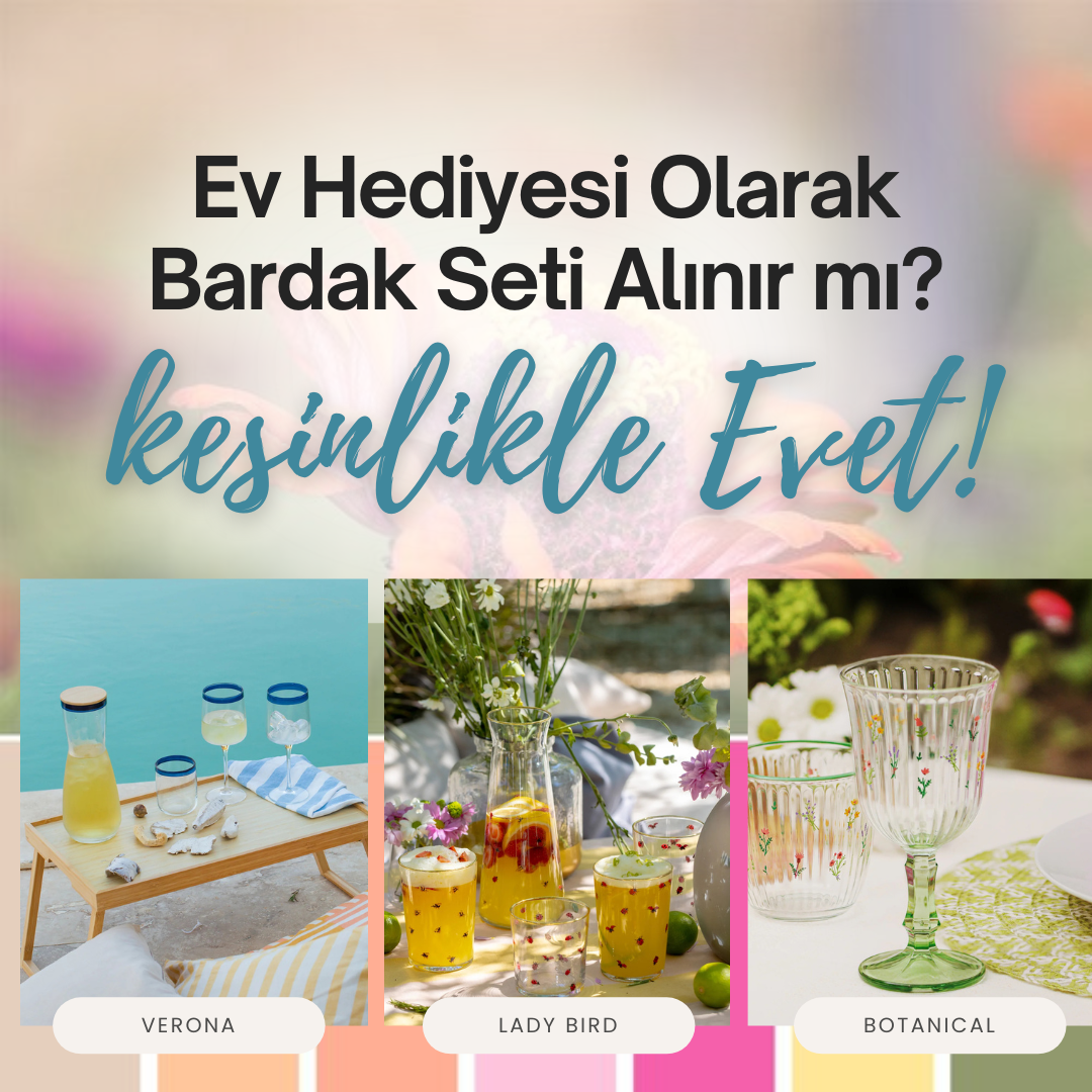 Hediye Olarak Bardak Seti Alınır mı?