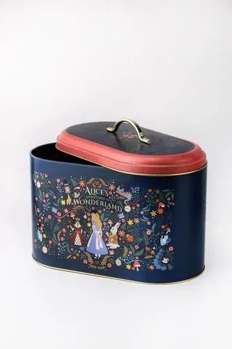 Alice Oval Metal Ekmek Kutusu