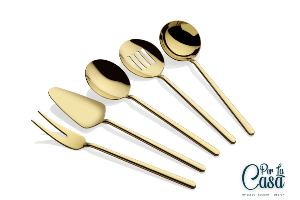 Elara Gold Sosluk Kepçe Seti