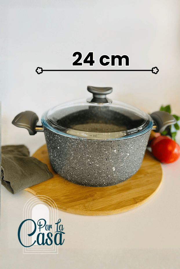 Arow Glenn Granit Derin Tencere 24 cm