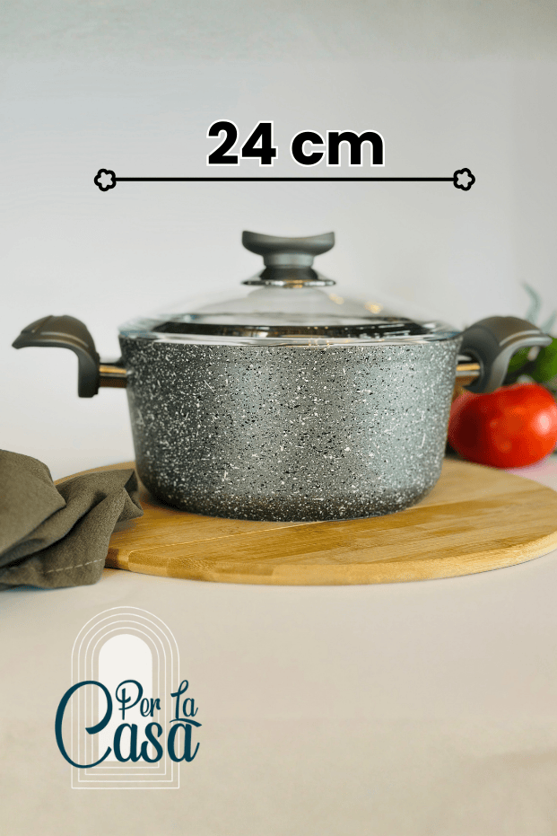 Arow Glenn Granit Derin Tencere 24 cm