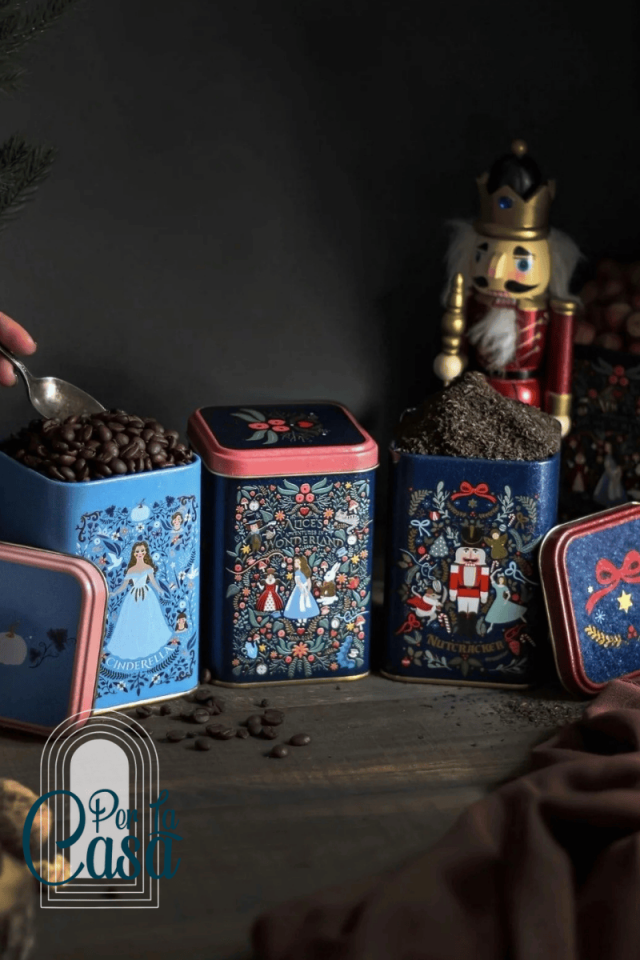 Fairyland Kare Metal Saklama Kabı 3'lü Set