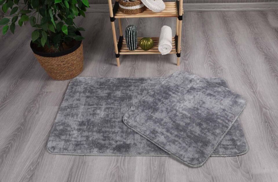 Rabbit 2'li Banyo Halısı Antrasit