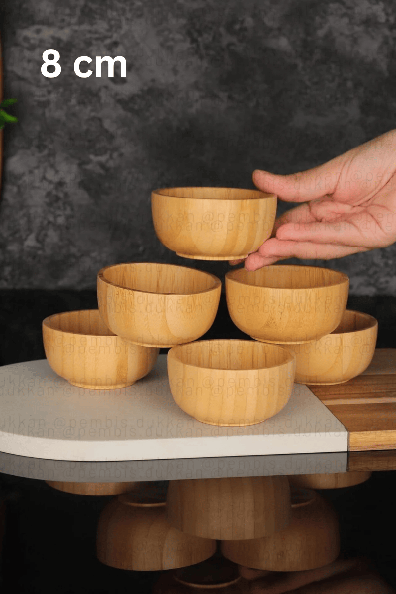 Bambu Çerezlik - 8 cm