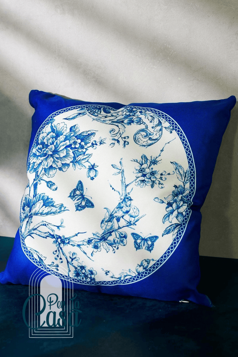 Vintage Blu Yastık