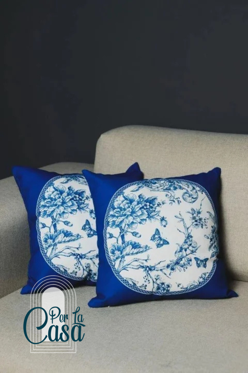 Vintage Blu Yastık
