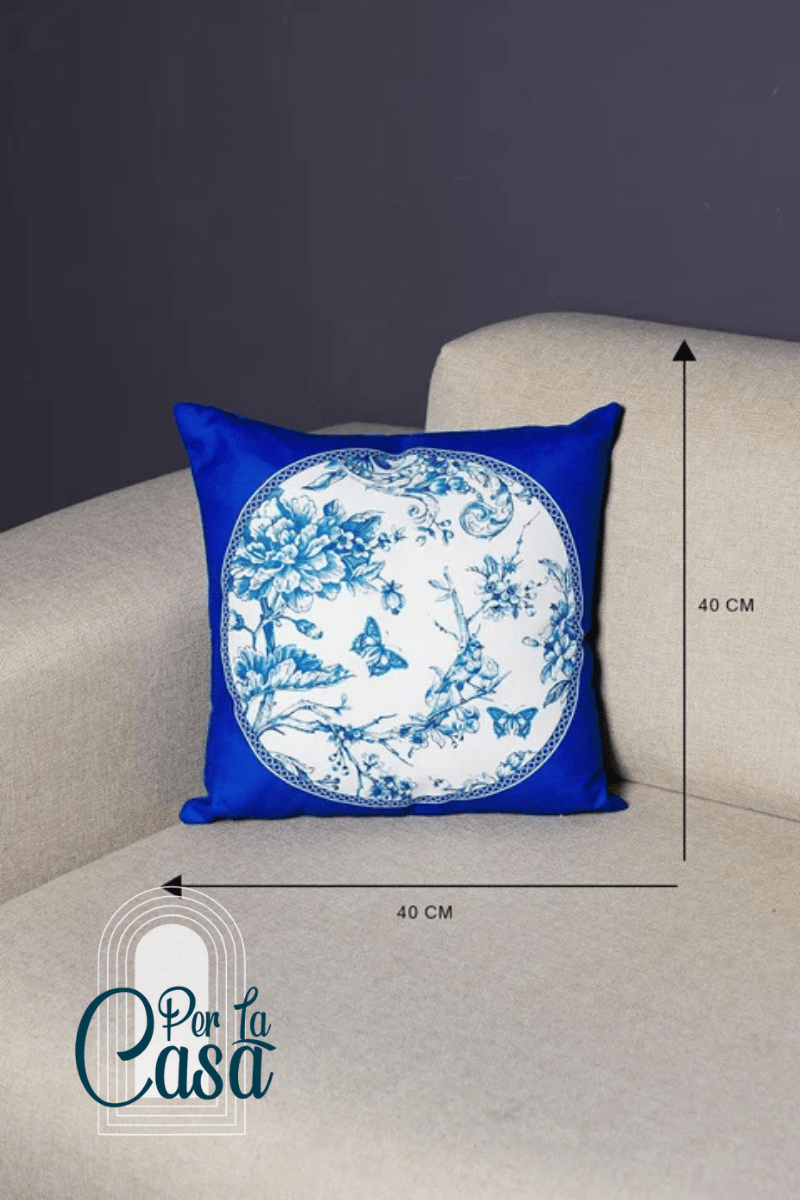 Vintage Blu Yastık