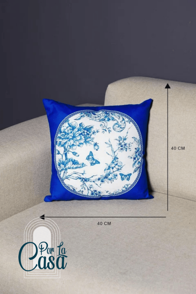 Vintage Blu Yastık