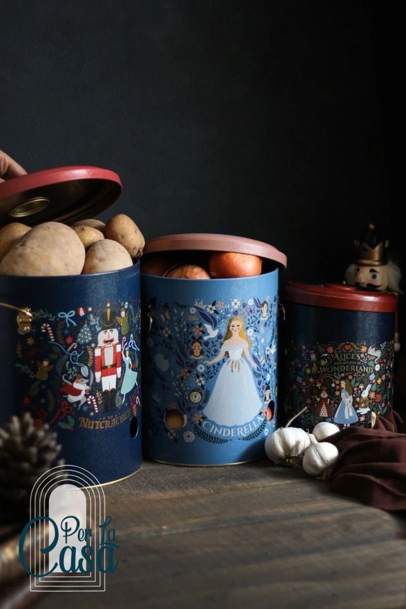 Fairyland Patates Soğan Sarmısak Kovası 3'lü Set