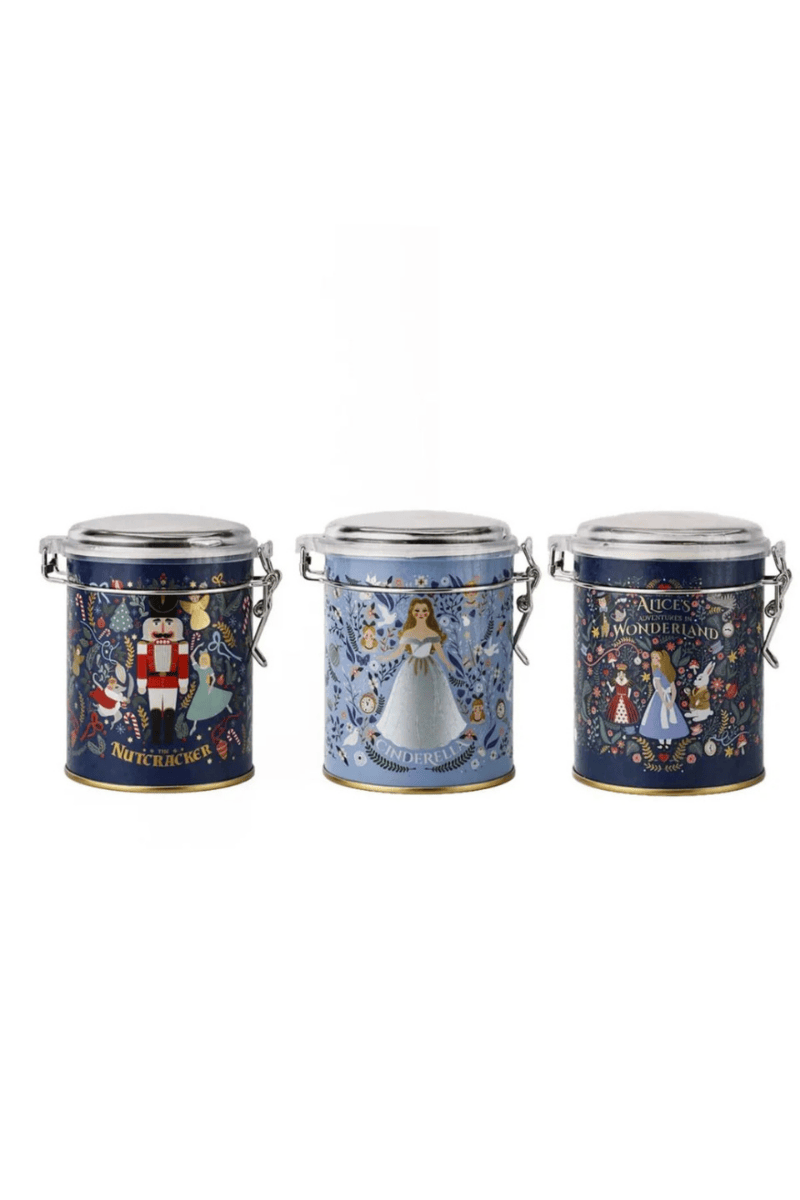 Fairyland Silindir Saklama Kabı Kilitli - 3'lü Set