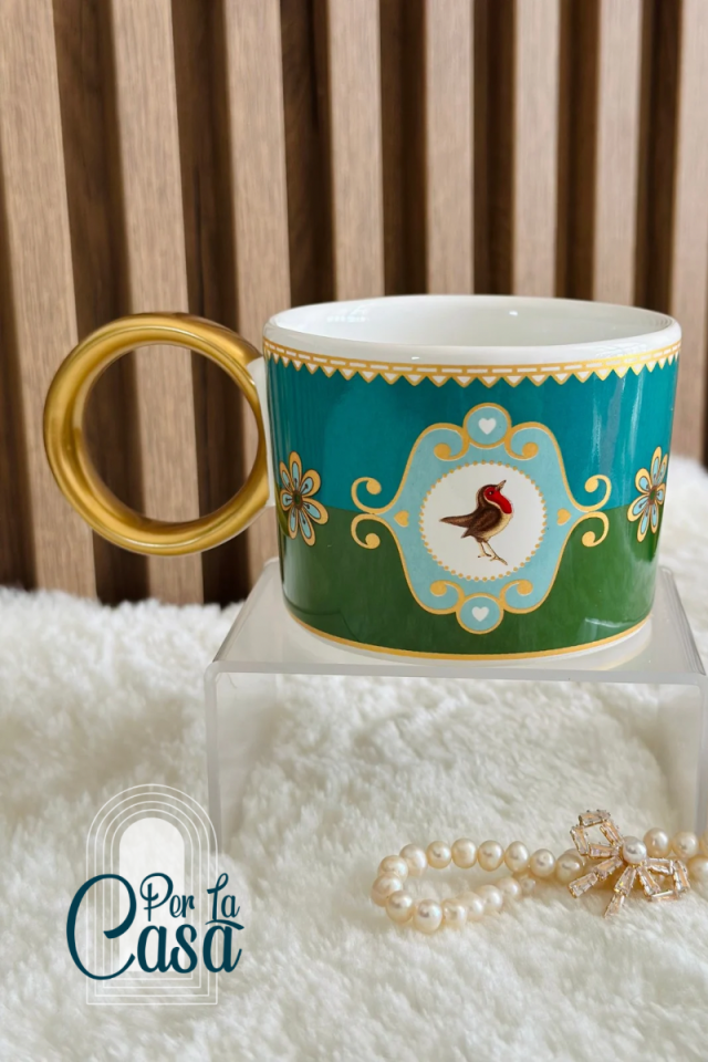 Green Soho Birds Kupa