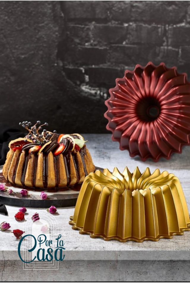 Polo Chef Lindo Granit Döküm Kek Kalıbı Siyah