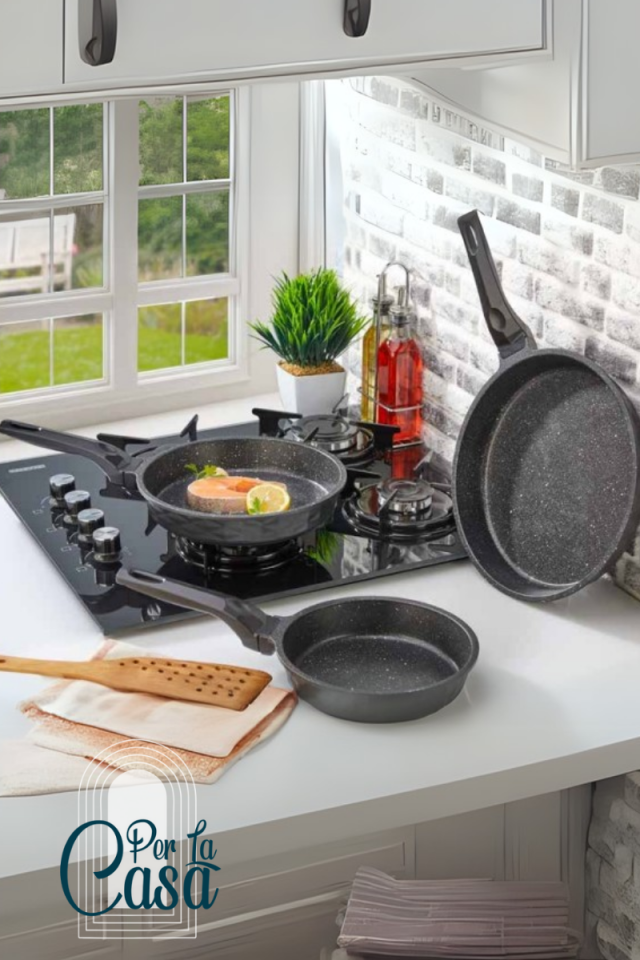 Crystal Granit Döküm Tava Seti