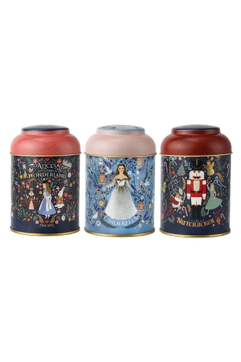 Fairyland Desenli Metal Saklama Kabı 3 lü Set(Küçük Boy)