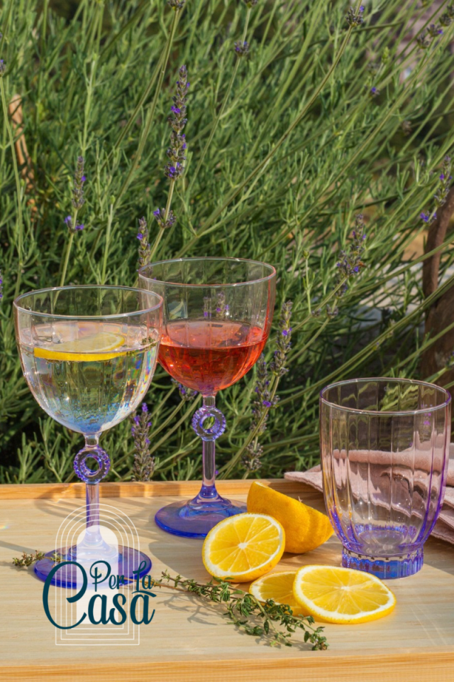 Elite 4'lü Su Bardağı Seti Mor 320 cc