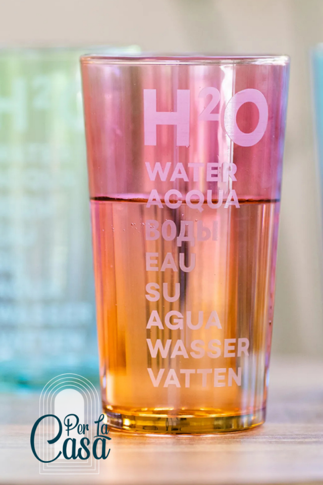 Aqua Meşrubat Bardağı Turuncu 570 cc