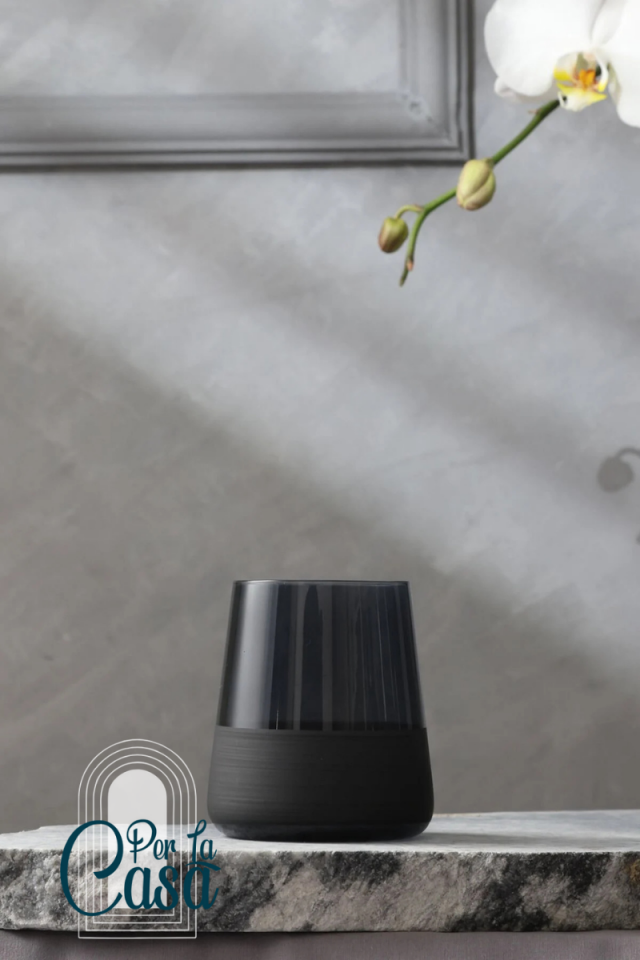 Matte 4'lü Su Bardağı Seti Siyah 420 cc