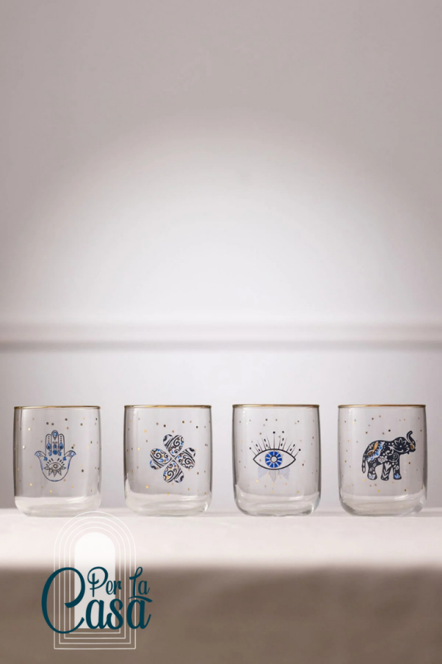 Lucky Charm 4'lü Su Bardağı Seti 280 cc