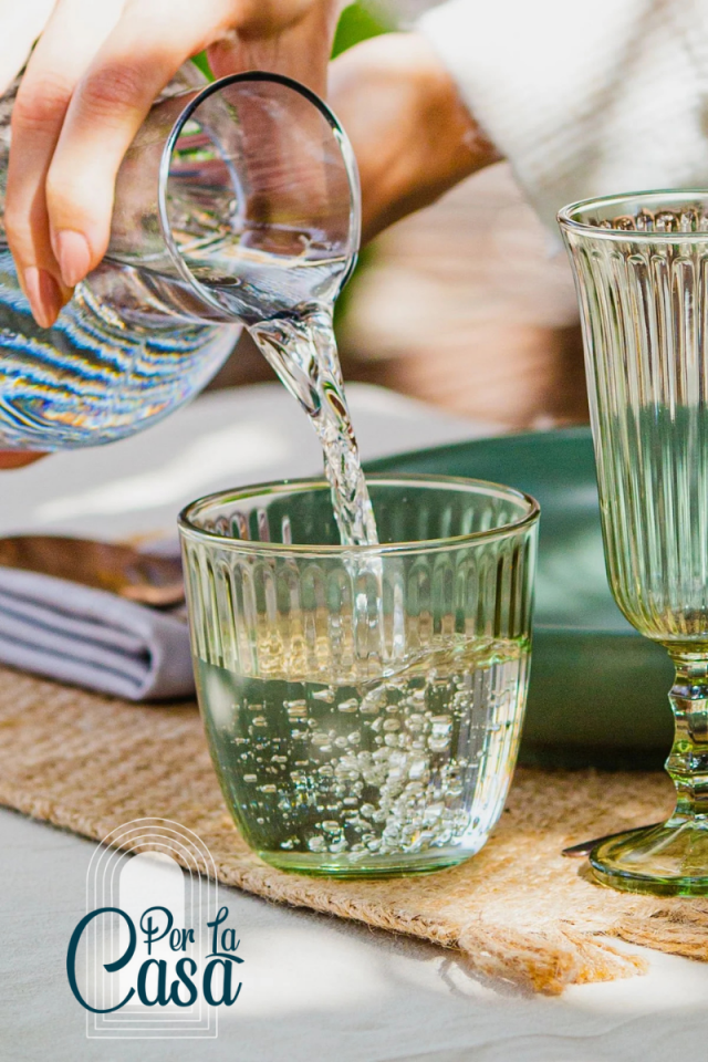 Splendid 4'lü Su Bardağı Seti Yeşil 290 cc