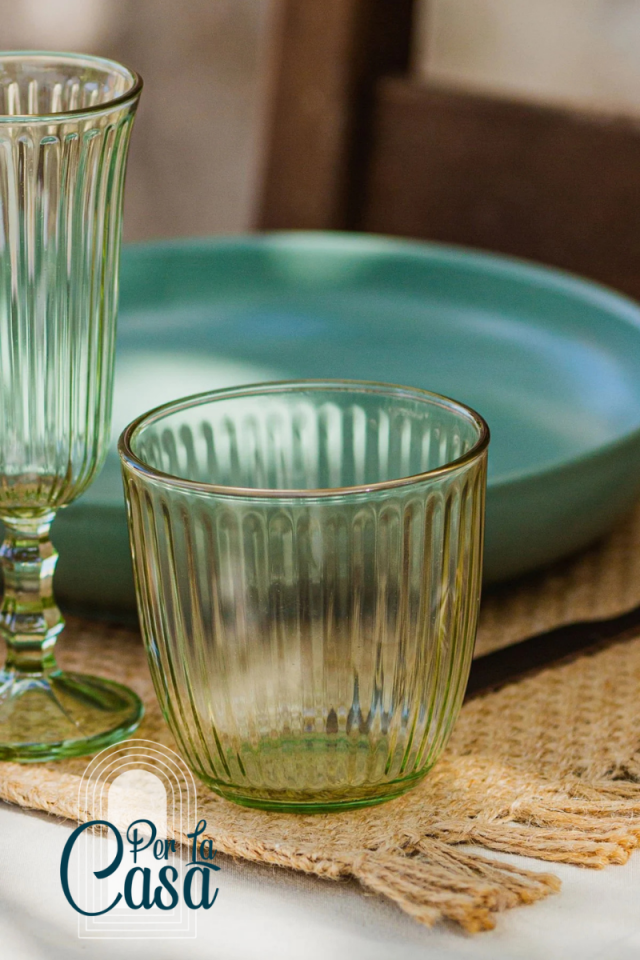 Splendid 4'lü Su Bardağı Seti Yeşil 290 cc