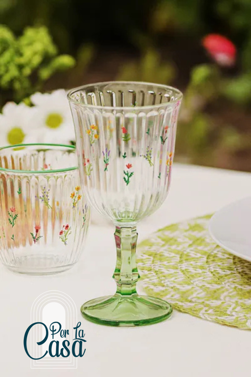 Botanic 4'lü Ayaklı Bardak Set