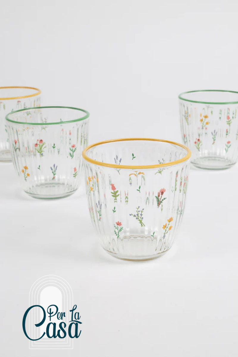 Botanic 4'lü Su Bardak Set