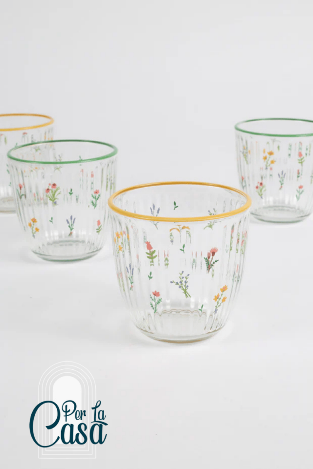 Botanic 4'lü Su Bardak Set