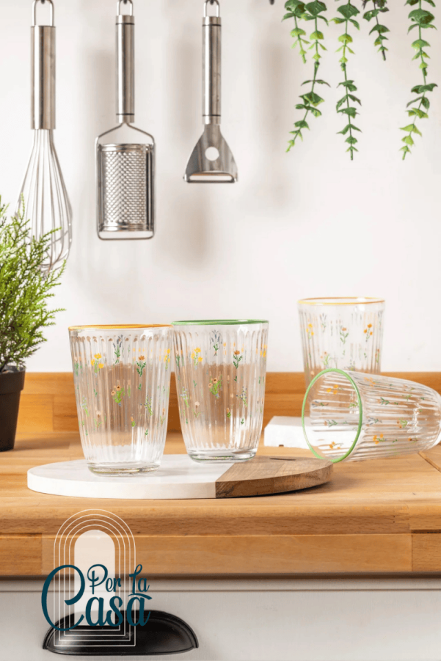 Botanic 4'lü Meşrubat Bardak Set