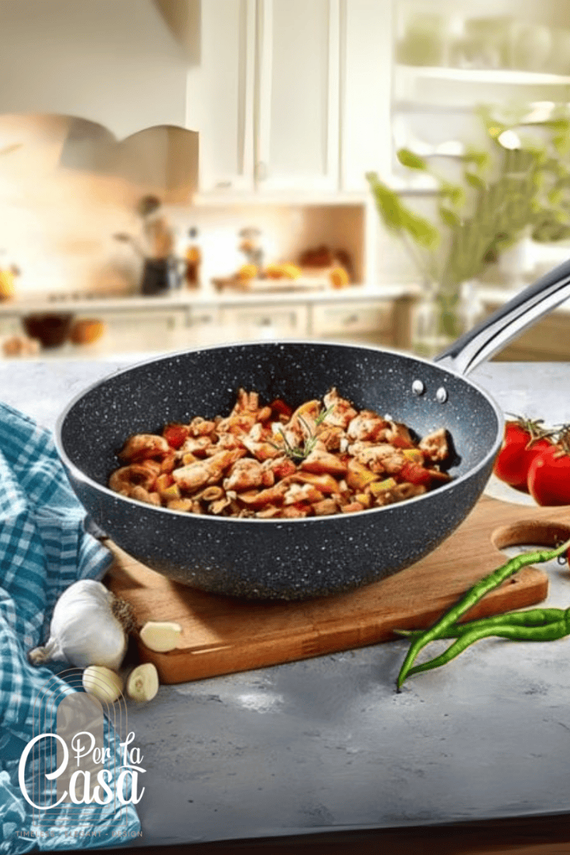 Granit 28 cm Wok Tava