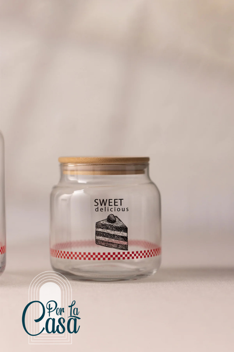 Sweet Morning – Bambu Kapaklı 3’lü Cam Kavanoz Seti