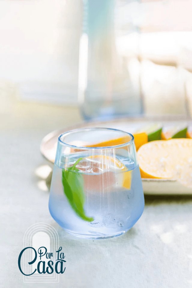 Marsilya Mavi Turkuaz Cam Viski Bardağı Seti 4'lü -345cc