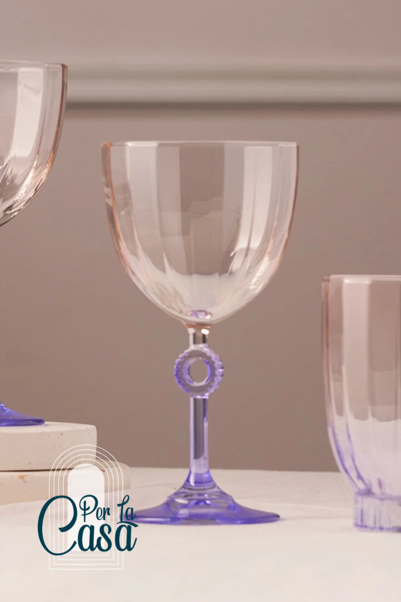 Elite 4'lü Su Kadehi Seti Mor 270 cc