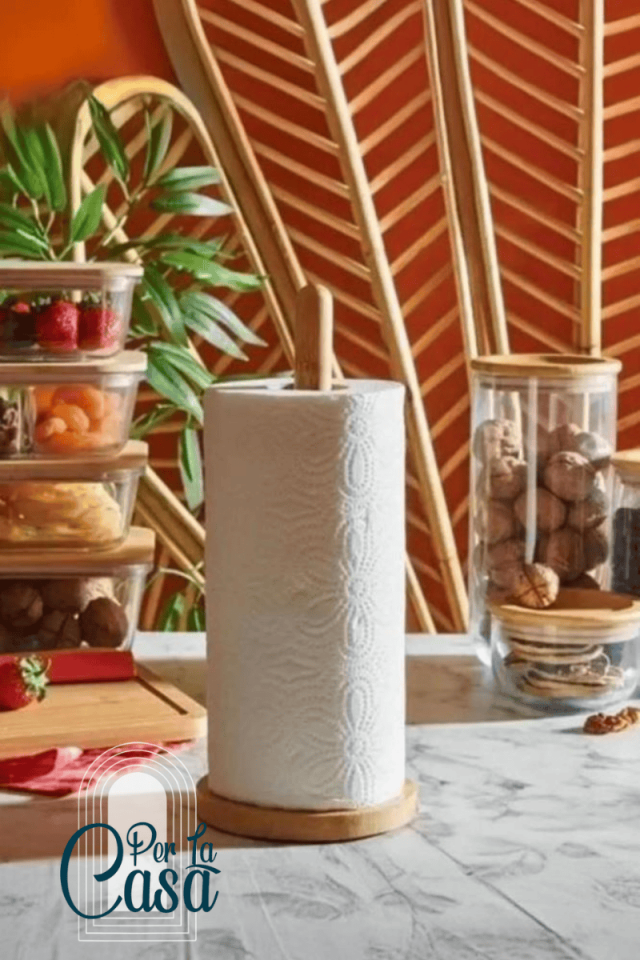 Bambu Dik Havluluk - Rulo Peçetelik