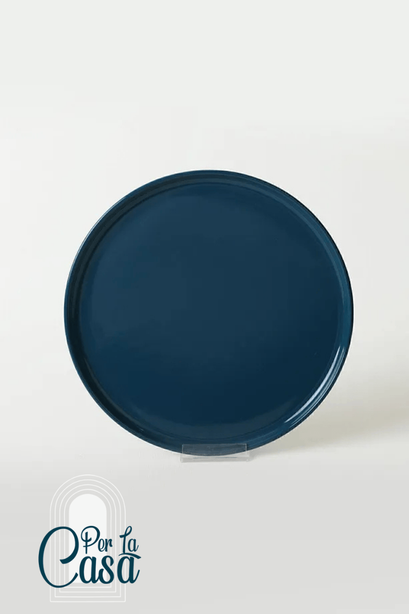 Nordic 6 Kişilik Keramika Mavi 22 cm Pasta Tabağı Seti