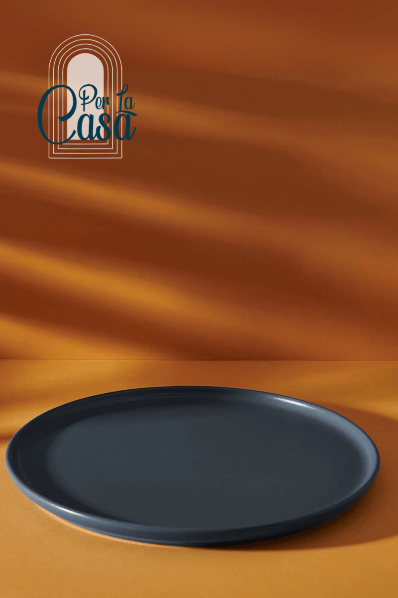 Nordic 6 Kişilik Keramika Mavi 22 cm Yemek Tabağı Seti