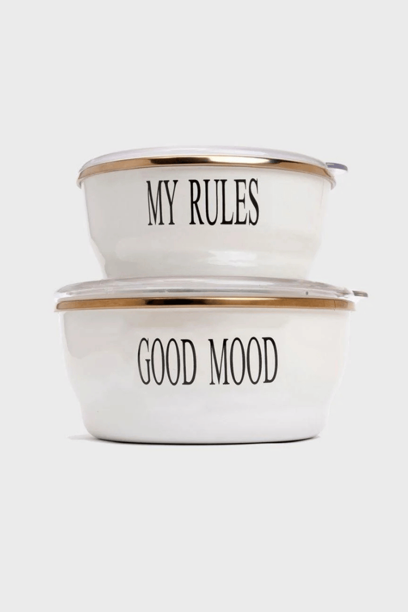 Mood Serisi 2'li Emaye Saklama Kabı 14-16 Cm