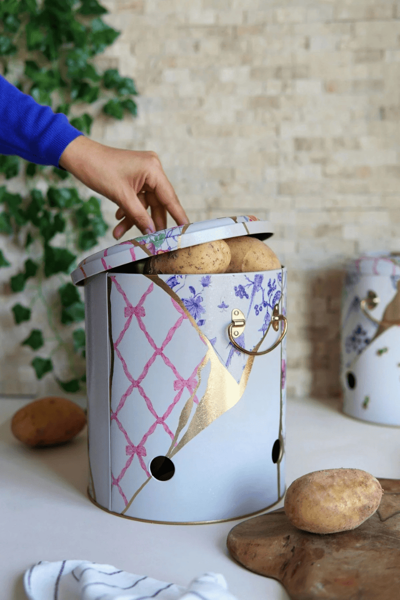 Japon Sanatı Soğan ve Patates Kovası 2li