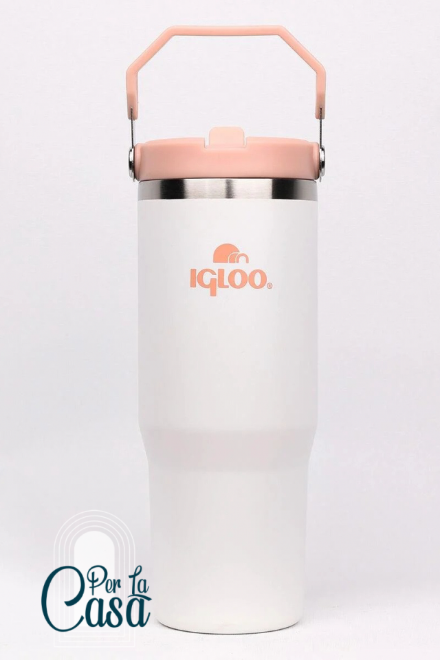 Igloo Powder Termos Pembe Beyaz