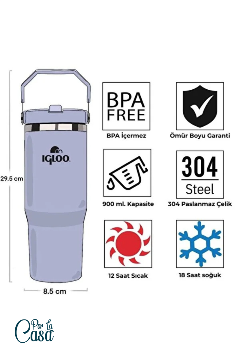 Igloo Powder Termos Matara Mavi