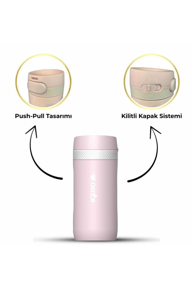 Igloo Squid Termos 410 ml Pembe