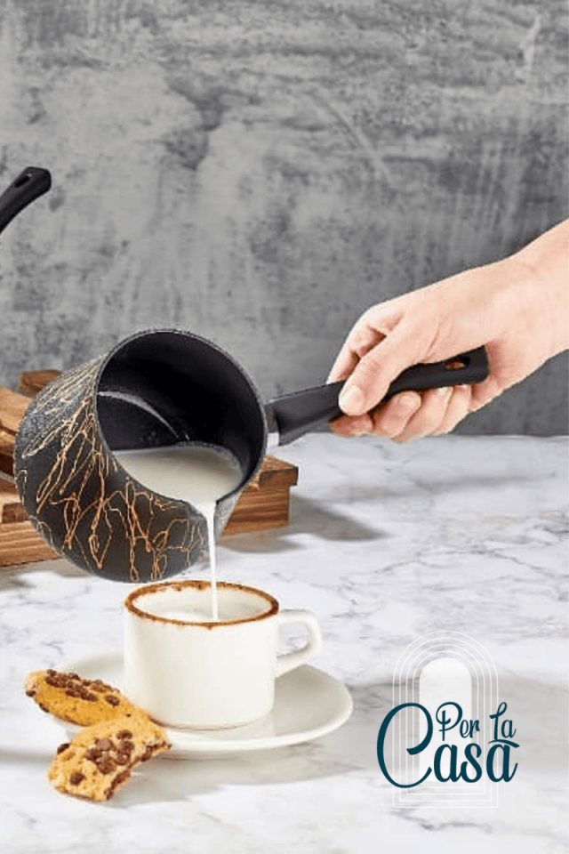 Elegance Granit Cezve & Sütlük No:3