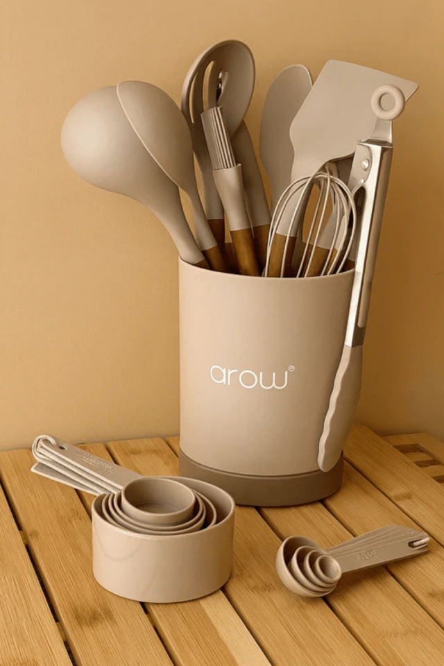 22 Parça Silikon Chef Servis Seti Kum Beji