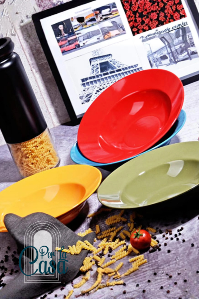 Makarna Tabağı Mavi