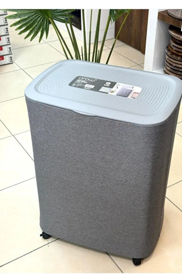 Tekerlekli Katlanır Kumaş Kirli Sepeti - 90 Litre