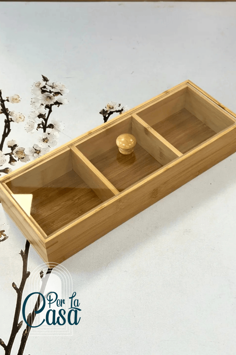 Bambu Kapaklı 3’lü Çerezlik