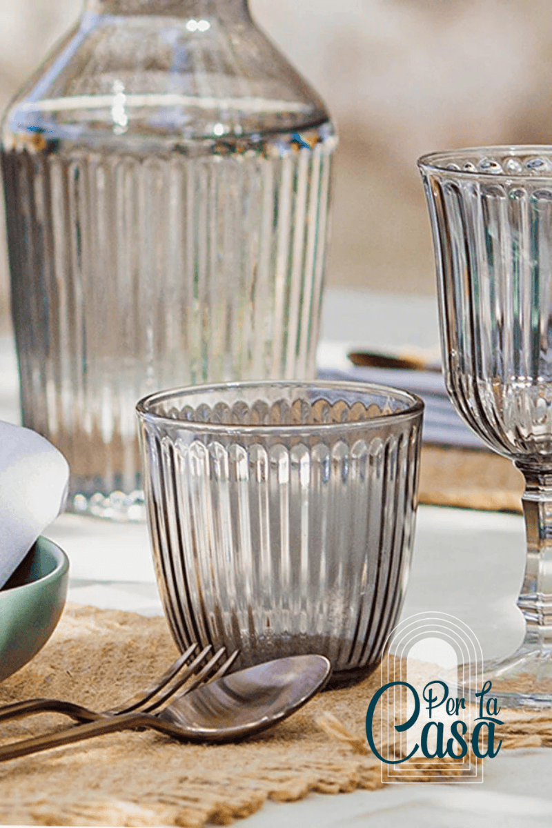 Splendid 4'lü Su Bardağı Seti Füme 290 cc