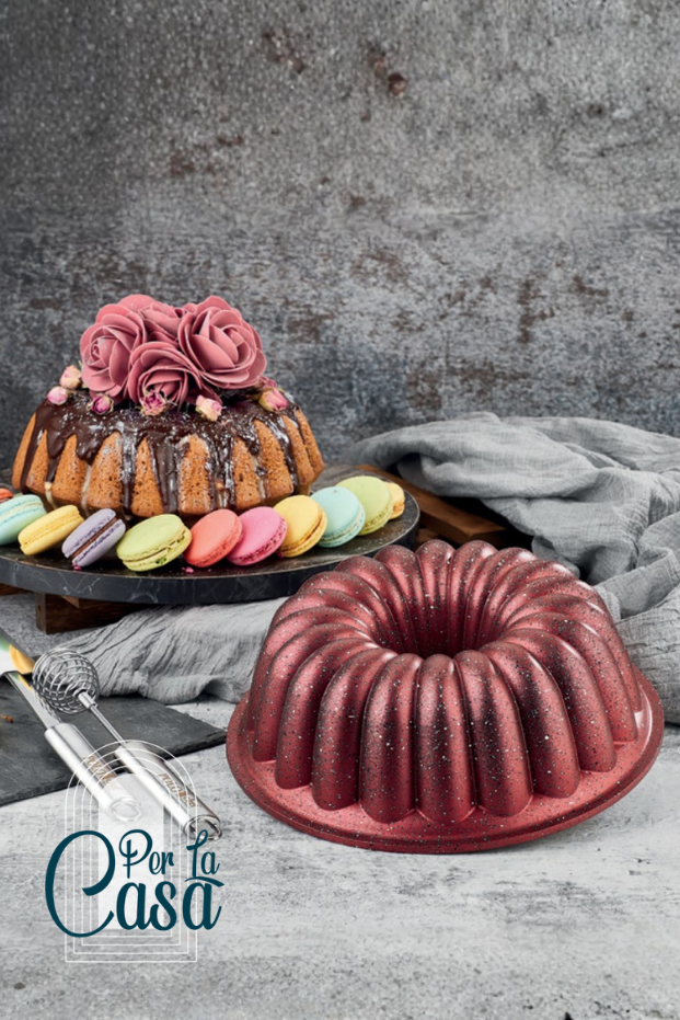 Damla Mega Kek Kalıbı Döküm Granit