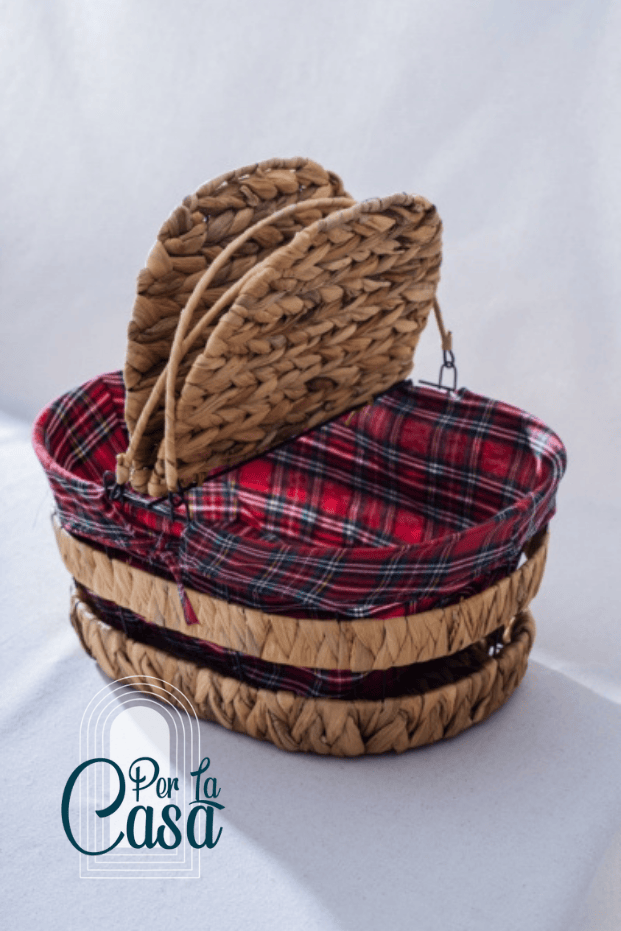 Rustika Nomia Hasır Piknik Sepeti